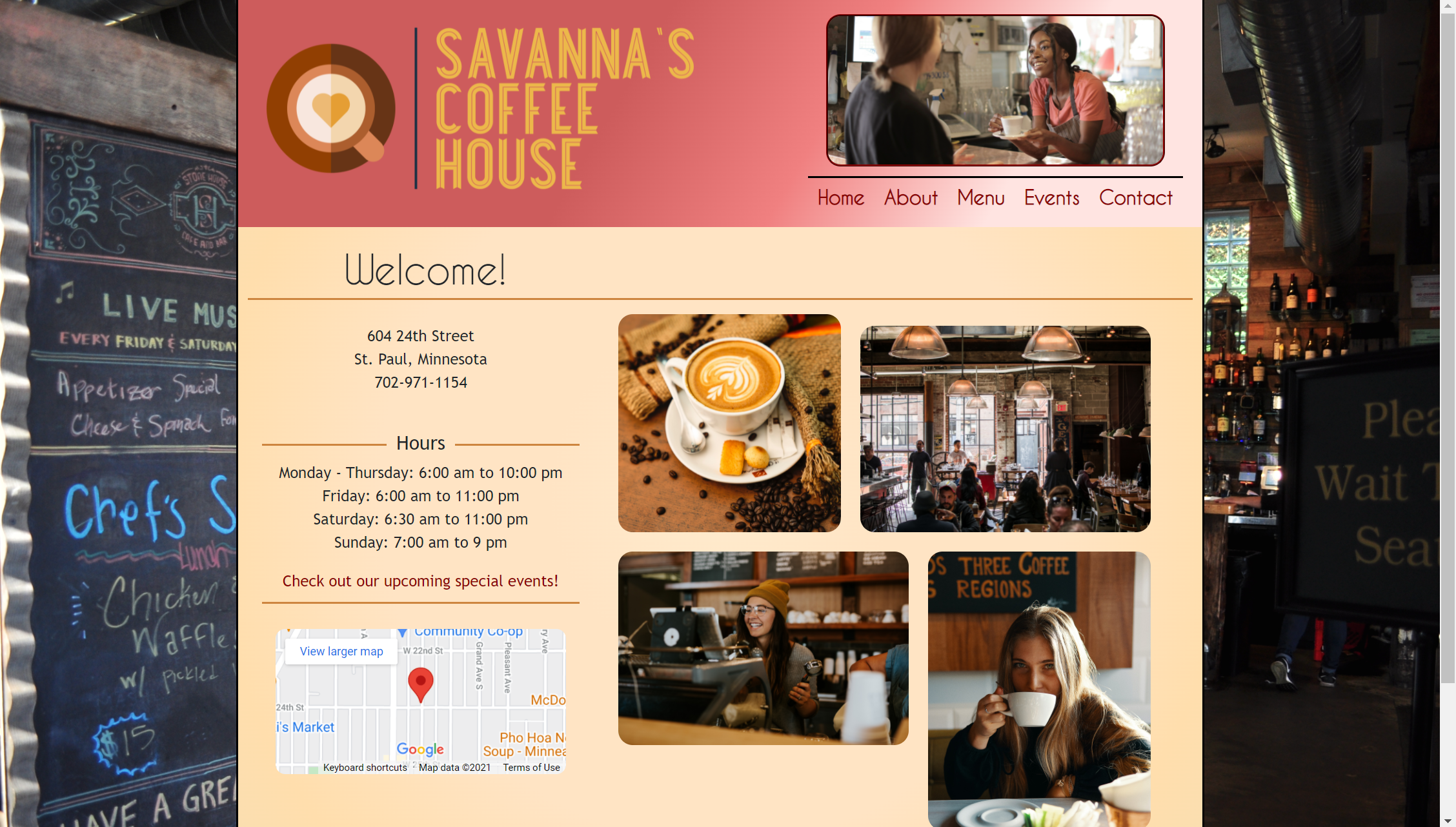 Savanna's Coffee House screenshot