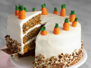 Round carrot cake