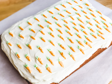 Carrot sheet cake