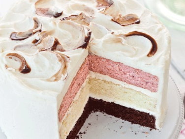 Neapolitan cake