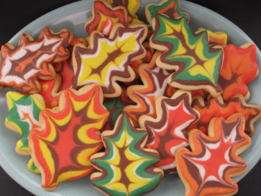 Frosted sugar cookies