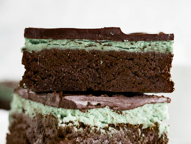 Mint chocolate brownies